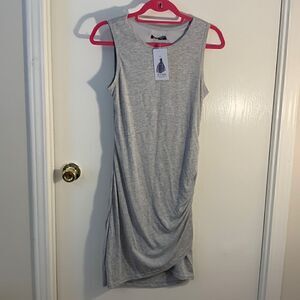 BTFBM NWT gray jersey tank dress Size small
